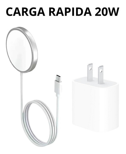 Imagen 3 de 10 de Kit Funda + Cubo 20w + Cargador Magsafe Para Samsung S22