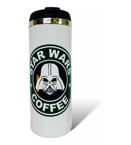 Termo Star Wars Tipo Starbucks Darth Vader