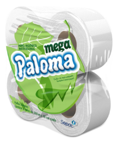 Papel Higienico Jumbo Institucional 300 Metros (pack8rollos)