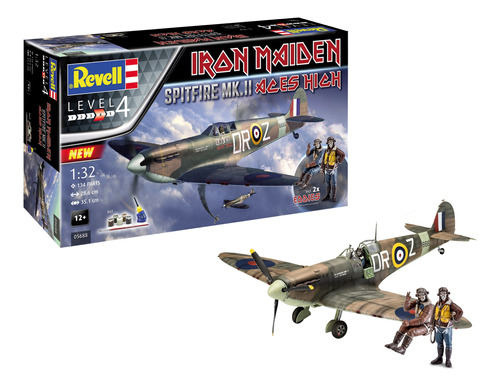 Iron Maiden Avión Aces High Spitfire Mk.v, Revell 1/32