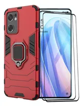 Comprar Funda Uso Rudo Carcasa Para Oppo Find X5 Lite\u002Freno7 5g +mica Rojo Oppo Find X5 Lite\u002Freno7 5g
