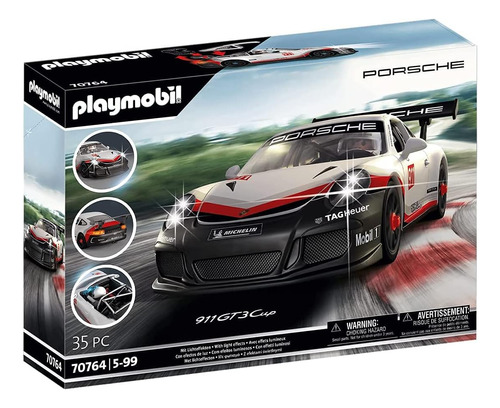 Playmobil Porsche 70764 Porsche 911 Gt3 Cup, Efectos De Luz