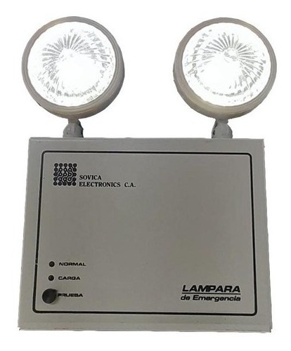 Lampara De Emergencia 2x9 Conde Metalica 8 Led