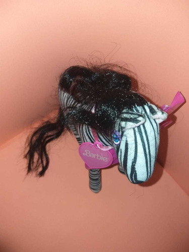 Barbie Animal Opción, Zebra Zizi, Fuera De Caja, Año 1988 (Usado)