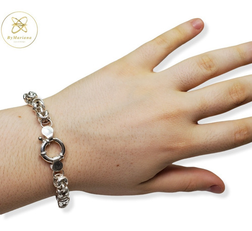 Imagen 4 de 7 de Pulsera Plata Bali Con Bolitas