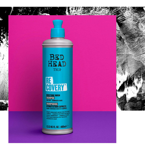 Shampoo Tigi Bed Head Recovery Hidratante 600 Ml Para Cabelo