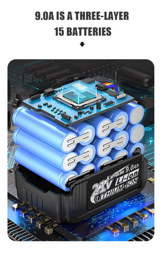 Bateria Kamolee 9ah Lítio 21v , Serve Em Makita