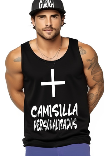Oferta Camisilla + Gorra Malla Con Estampados Personalizados