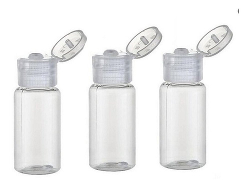 12 Botellas De Plastico Transparente Vacias De 0.5 fl Oz 