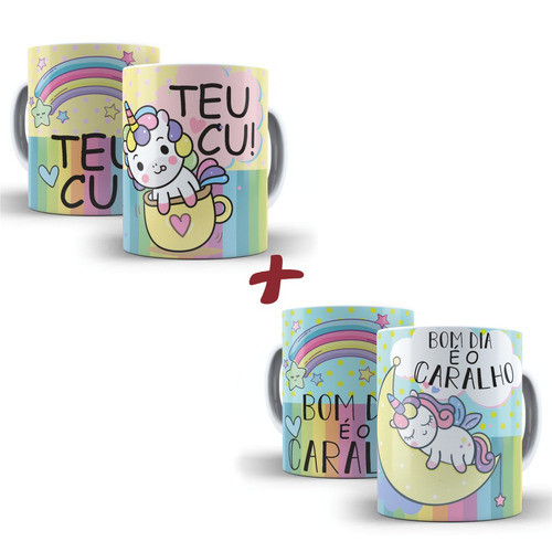 Combo Canecas Unicórnio Teu Cu + Bom Dia É O Caralho Meme | MercadoLivre Combo Canecas Unicórnio Teu Cu + Bom Dia É O Caralho Meme | MercadoLivre