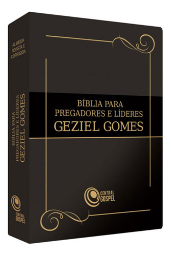 Bíblia Para Pregadores E Líderes - Bíblia Do Pregador Marrom Editoda Central Gospel