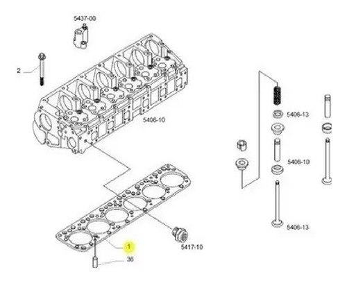 Junta De Cabeçote Cursor 9 Iveco Stralis 504385500