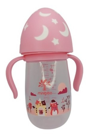 Mamadera Para Bebés Niños-niñas 300ml Con Asa Minitree