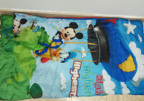 Sleeping Bag. Saco De Dormir Para Niños, Mickey Mouse. 