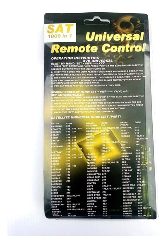 Imagen 3 de 6 de Control Remoto Universal Decodificador Receptor Satelital