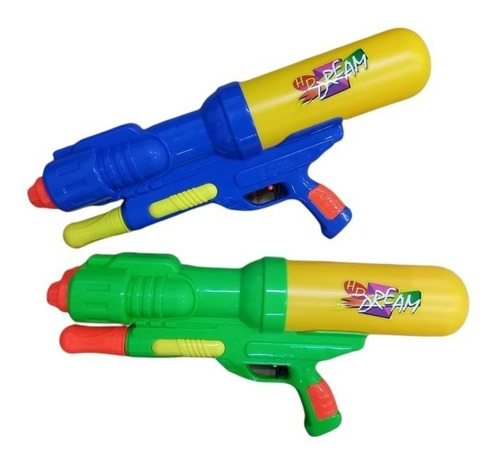Pack 2 Pistolas Medianas De Agua A Presión Para Niños Niñas
