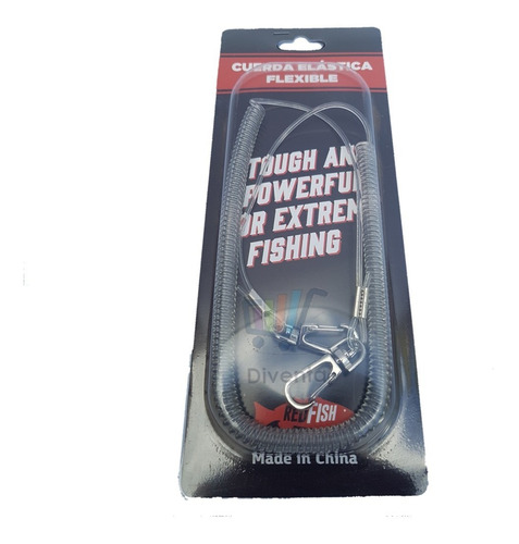 Cuerda Elastica Con Mosqueton Pesca Para Boga Grip