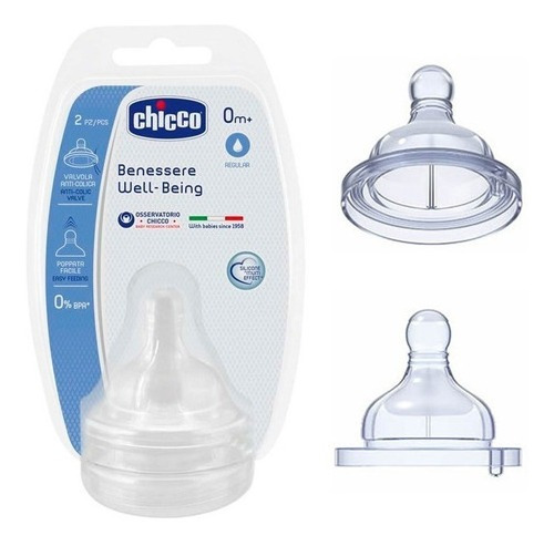 Chicco Tetina Well-being Flujo Normal 0m+ 208112