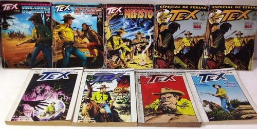 Tex 9 Gibis Lote Diversificado Mythos Editora 2004 A 2010 (Usado)
