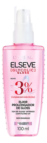 Elseve Kit Glycolic Gloss Shampoo E Condicionador 1250g