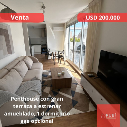 Apartamento Penthouse En Venta De 1 Dormitorio En Palermo A Estrenar