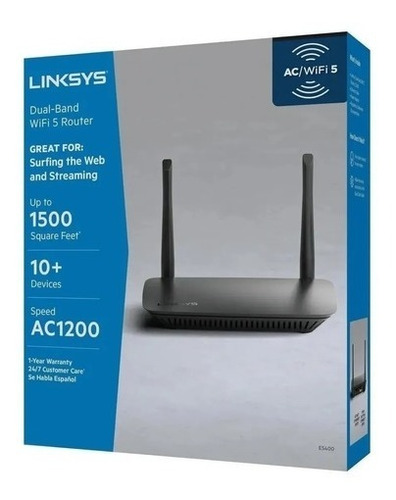 Router Wifi Linksys Ac1200 Doble Banda Alta Velocidad
