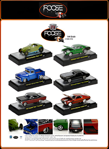 Chip Foose Diecast M2 1/64 Car Set Swargento!!