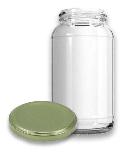 12 Potes De Vidro 800ml - Conserva - Salada - Compotas