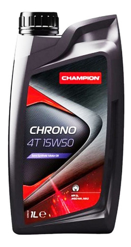 Aceite Champion 4t Para Moto  1l. Semisint  15w 50 Rider One