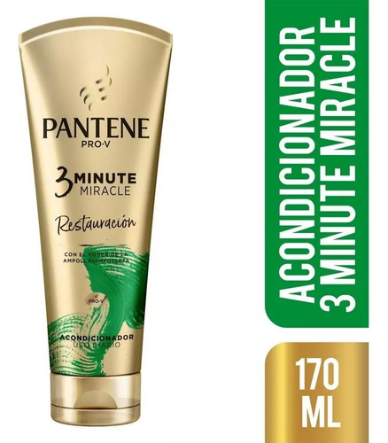 Pantene Pro-v 3 Minute Miracle Restauración Acondic X 170 Ml