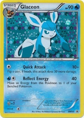 Glaceon Bw90 Holo Raro Promo Pokemon Tcg