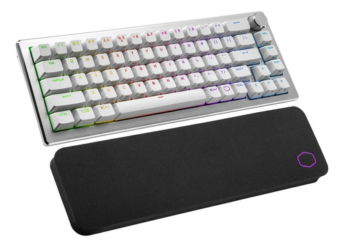 Teclado Mecánico Inalámbrico Cooler Master/plata Blanco