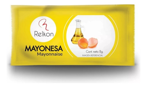 Mayonesa En Sachet De 8g Caja 300 Unidades - Mayonesa Relkon