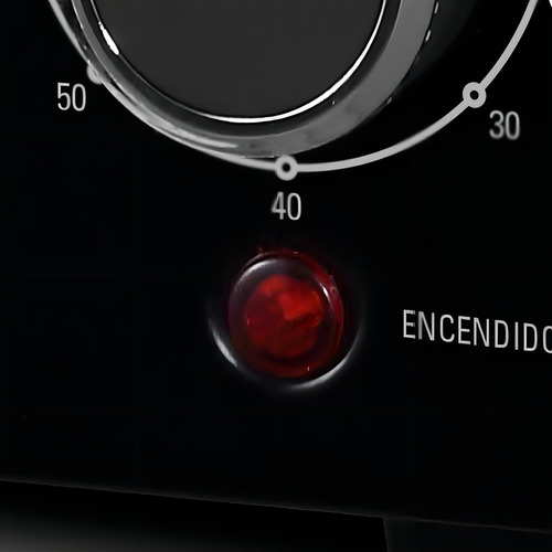 Horno Yelmo Hornito Electrico 17l Potente Con Temporizador Color Negro