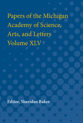 Libro Papers Of The Michigan Academy Of Science, Arts And...