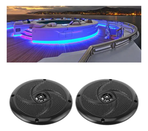 Altavoz Dual Marine Speakers Boat, Ultradelgado E Impermeabl