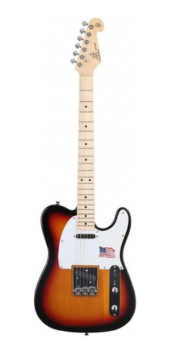 Guitarra Eléctrica Telecaster Sx Stl/alder/3ts Alder Sb Fund