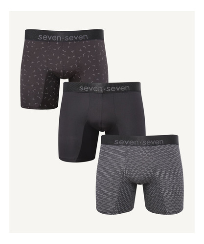 Boxer Hombre Seven Fleat Negro Nailon 45000226-222