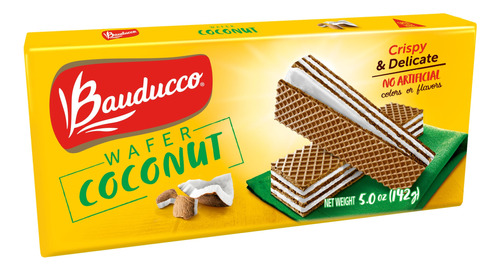 Bauducco Obleas De Coco  Galletas Crujientes De Oblea Con 3