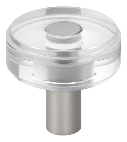 Gliderite Hardware Gr--sn-25 1-1/2 In. Round Modern Clear A.