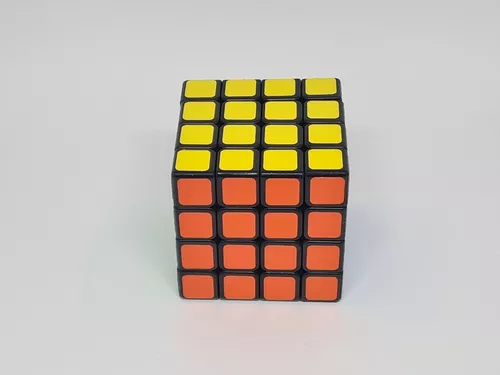 Cubo Magico 4x4 Profissional Giro Rápido Jiehui Adesivado