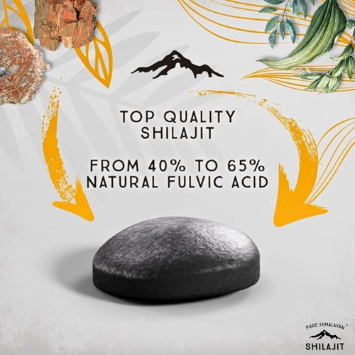 Gotas Secas Puras De Shilajit Do Himalaia, Shilajit Natural