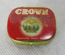 Comprar Antigua Lata De Puas  Crown  Con Puas Vitrola Fonografo