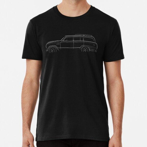 Remera Grand Wagoneer Sj - Plantilla De Perfil, Blanco Algod