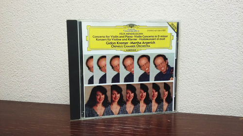 Martha Argerich Gidon Kremer Concerto For Violin & Piano Cd