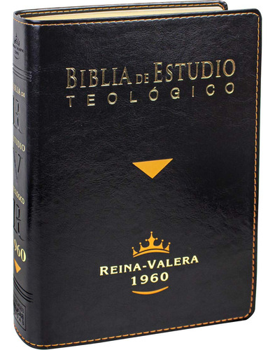 Libro : Biblia De Estudio Teologico Reina Valera 1960 Piel.