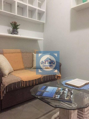 Imagem 17 de 20 de Kitnet Com 1 Dormitório À Venda, 37 M² Por R$ 254.000,00 - Gonzaga - Santos/sp - Kn0753