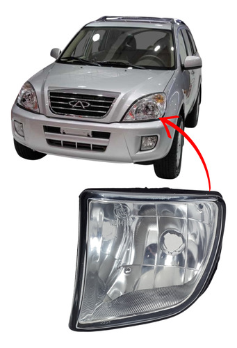 Farol Neblina Chery Tiggo 2010 2011 2012 2013 Esquerdo