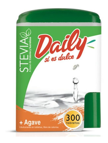 Daily Stevia + Agave 300 Tabletas