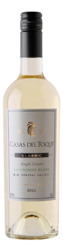 Vino Casas Del Toqui Estate Sauvignon Blanc Bot 750cc, 13,5°